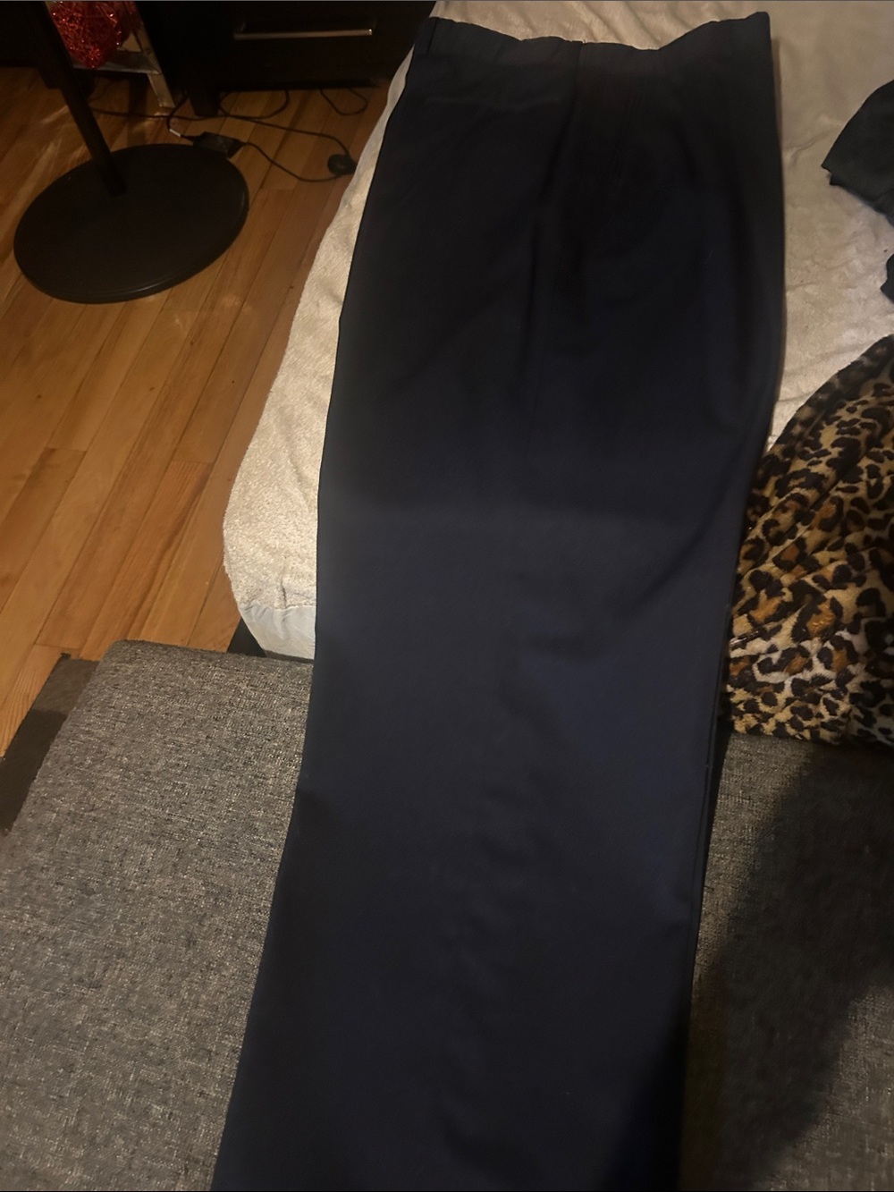 Men's Dark Navy Tailored Dress Pants